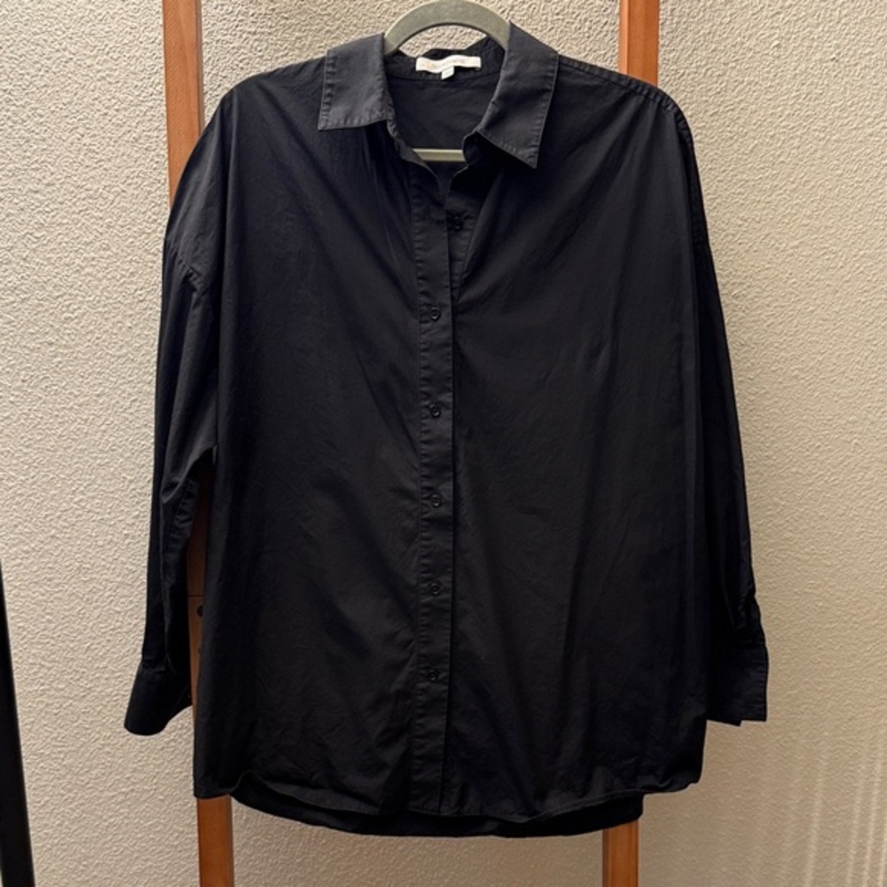 Favorite Daughter Black Casual Button Down Shirt